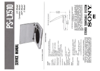 Sony PS-LX510 - Service Manual 